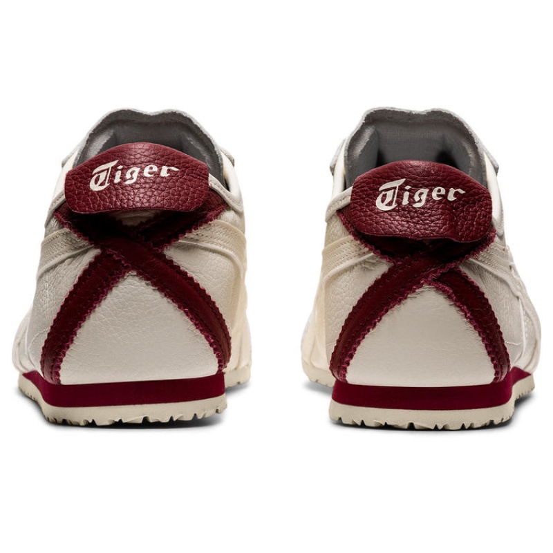 Cream / Red Men's Onitsuka Tiger Mexico 66 Online India | L3L-4999