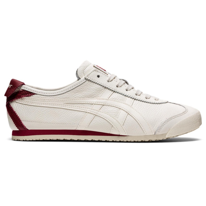 Cream / Red Men\'s Onitsuka Tiger Mexico 66 Online India | L3L-4999