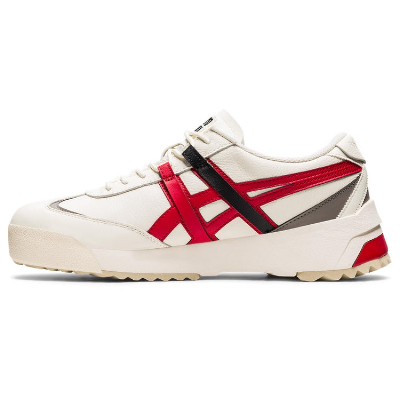 Cream / Red Women's Onitsuka Tiger Delegation Ex Online India | O9Q-6107