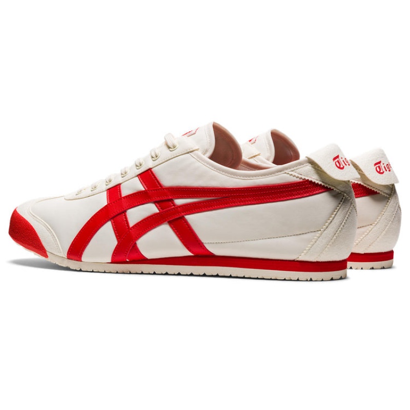 Cream / Red Women's Onitsuka Tiger Mexico 66 Online India | O6Z-1555