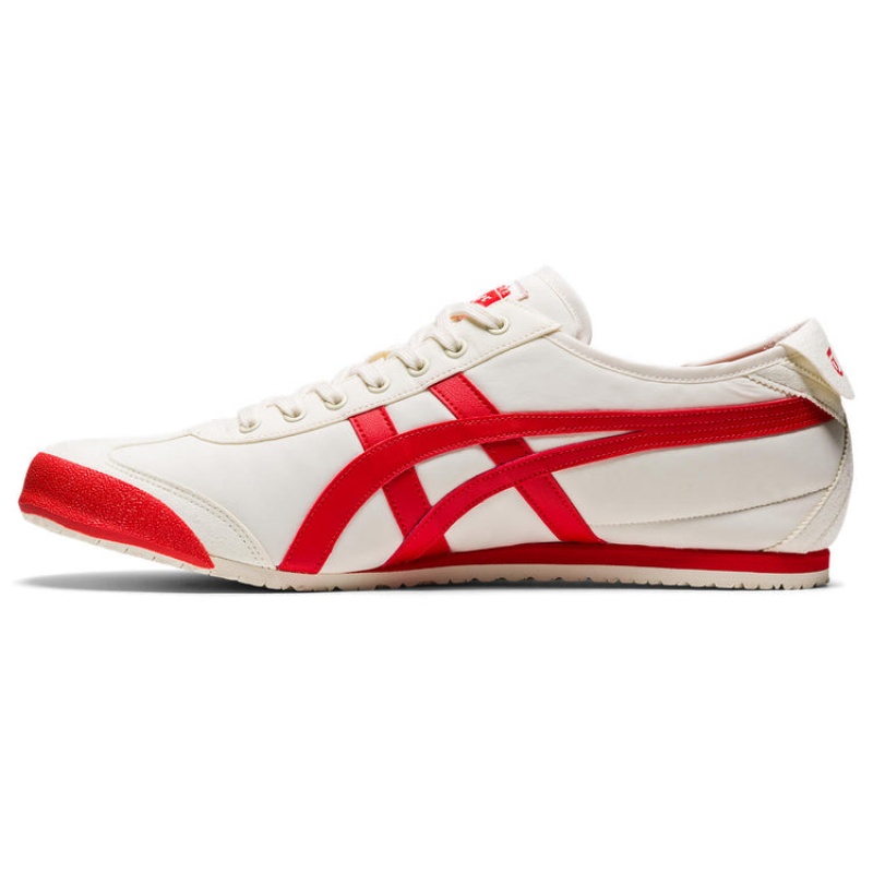 Cream / Red Women's Onitsuka Tiger Mexico 66 Online India | O6Z-1555