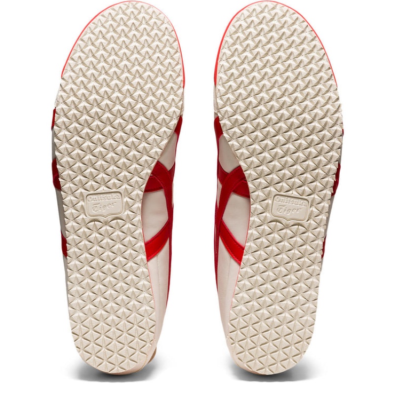 Cream / Red Women's Onitsuka Tiger Mexico 66 Online India | O6Z-1555