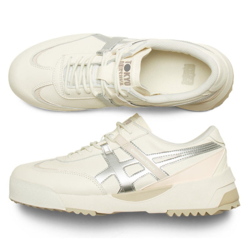 Cream / Silver Men's Onitsuka Tiger Delegation Ex Online India | J2U-4560