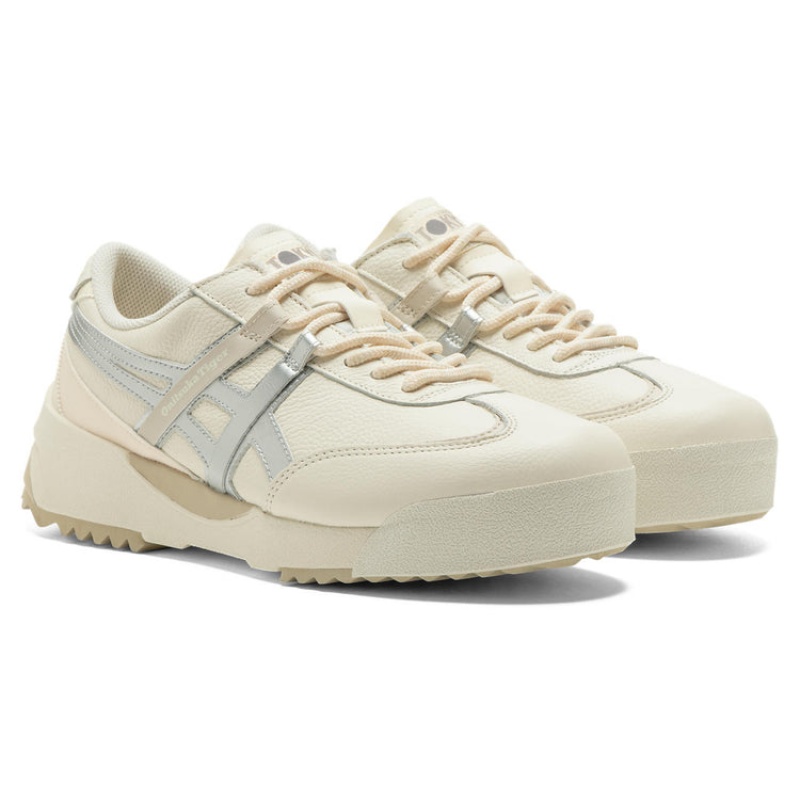 Cream / Silver Men's Onitsuka Tiger Delegation Ex Online India | J2U-4560