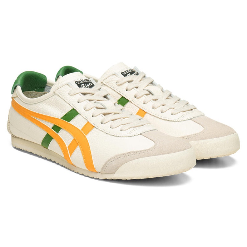 Cream / Yellow Men's Onitsuka Tiger Mexico 66 Online India | K0K-7232