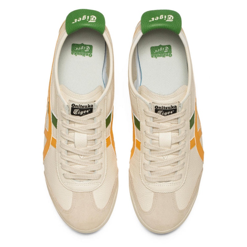 Cream / Yellow Men's Onitsuka Tiger Mexico 66 Online India | K0K-7232