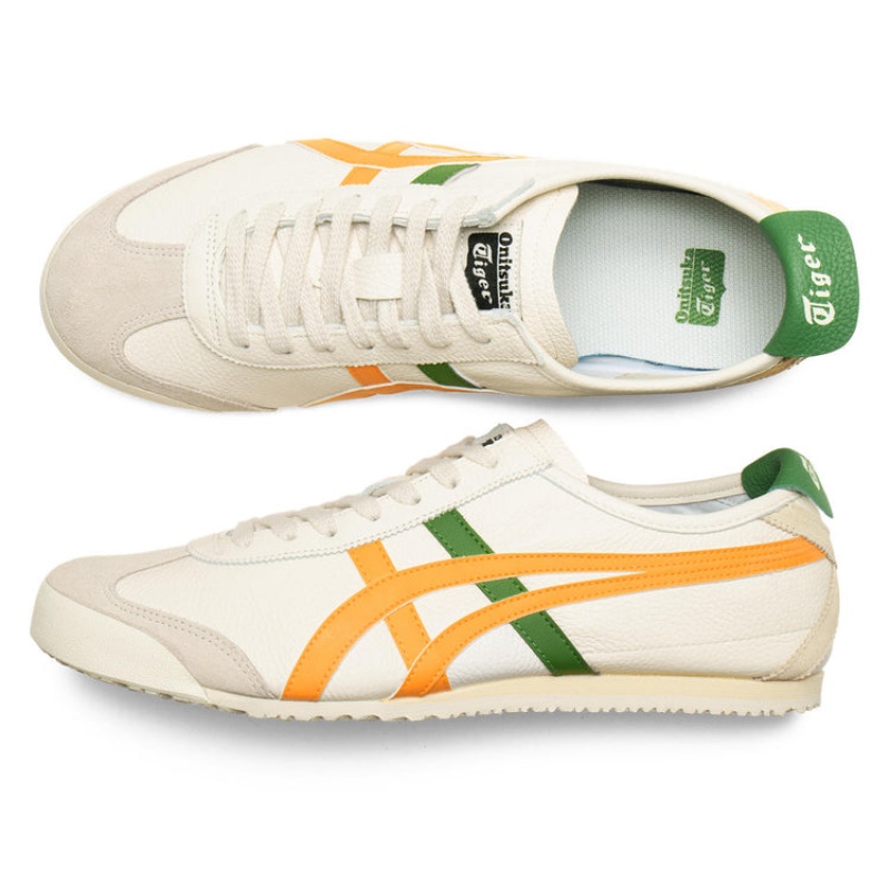 Cream / Yellow Men's Onitsuka Tiger Mexico 66 Online India | K0K-7232