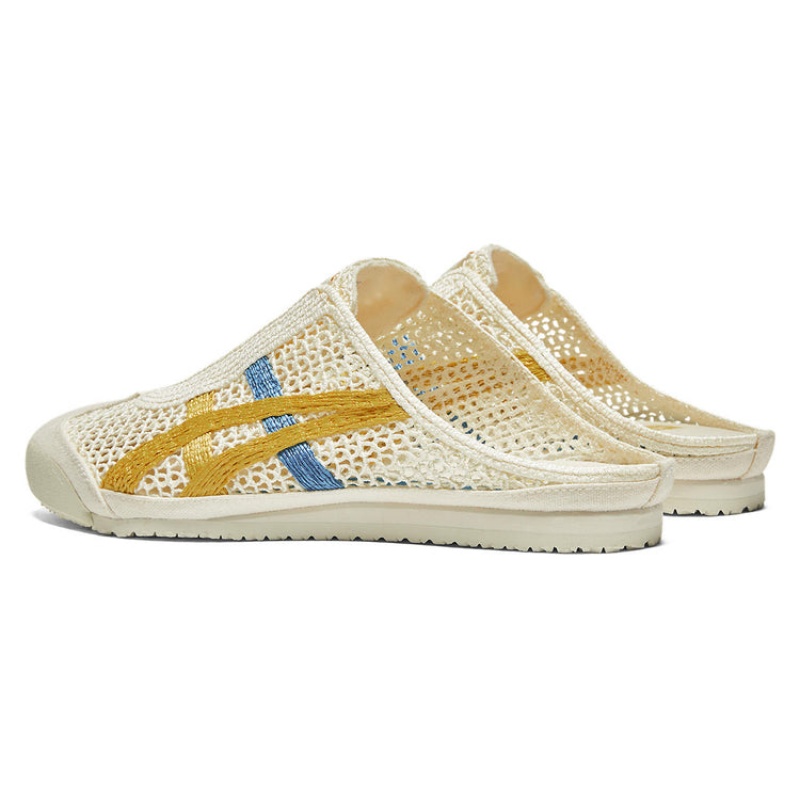 Cream / Yellow Men's Onitsuka Tiger Sabot Mexico 66 Online India | Y3A-1597