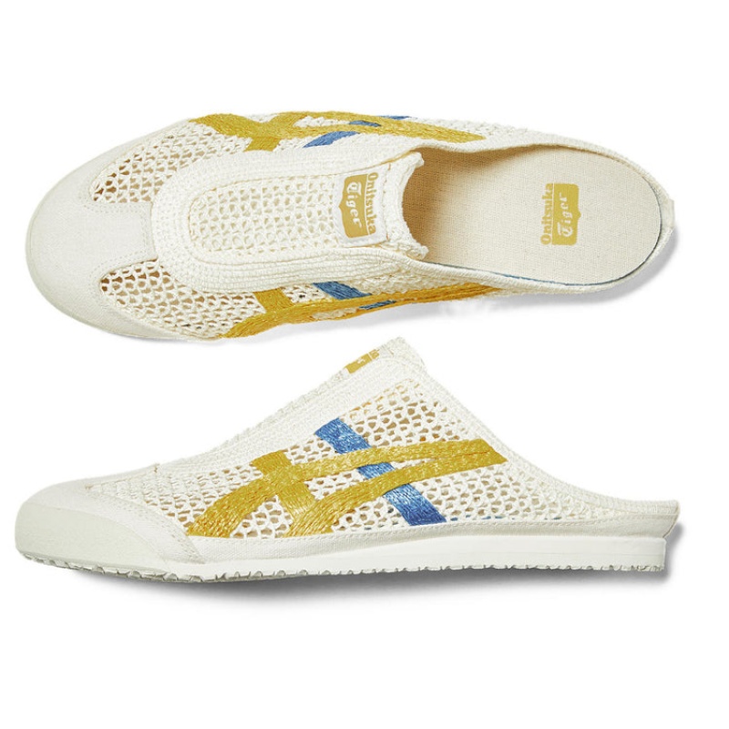 Cream / Yellow Men's Onitsuka Tiger Sabot Mexico 66 Online India | Y3A-1597