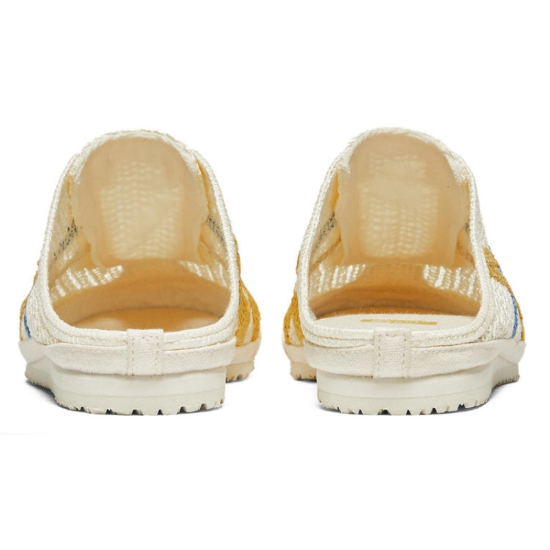 Cream / Yellow Men's Onitsuka Tiger Sabot Mexico 66 Online India | Y3A-1597