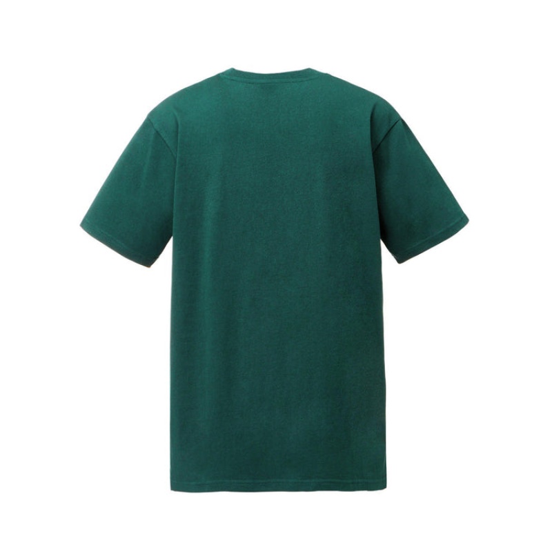 Dark Green Men's Onitsuka Tiger Graphic T Shirts Online India | Y9H-5155