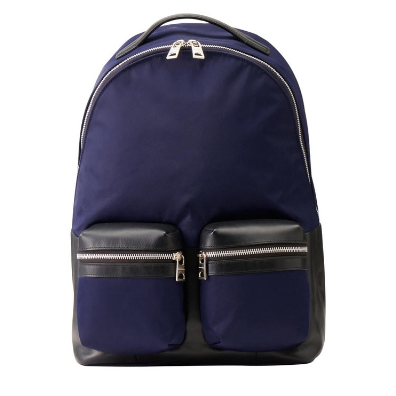 Dark Navy Men\'s Onitsuka Tiger Backpacks Online India | B9U-2689