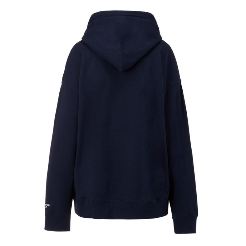 Dark Navy Men's Onitsuka Tiger Hoodie Online India | Y3X-5605