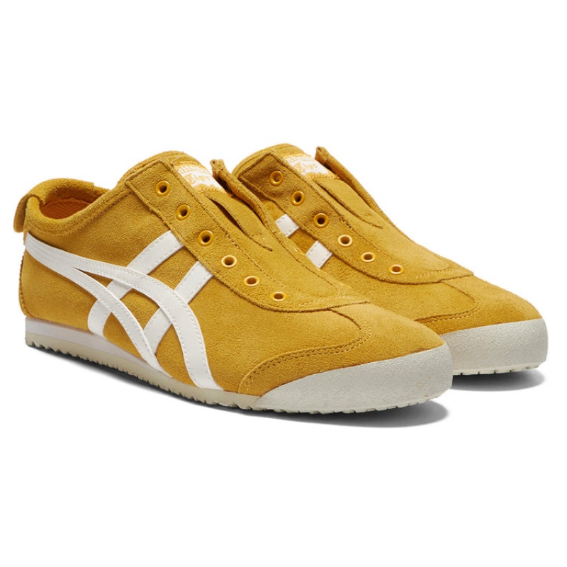 Gold / Cream Women's Onitsuka Tiger Mexico 66 Slip-on Online India | R3G-2325