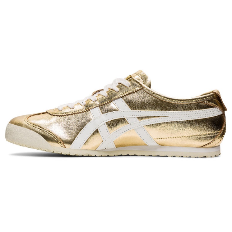 Gold / White Men's Onitsuka Tiger Mexico 66 Online India | W8X-8184