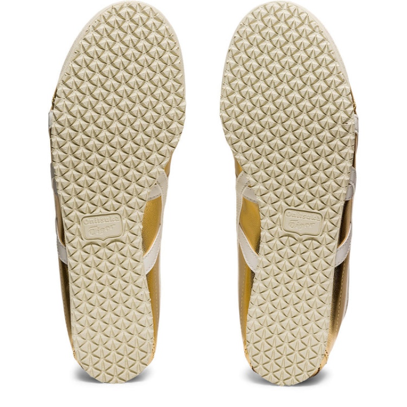 Gold / White Women's Onitsuka Tiger Mexico 66 Online India | S6N-3055