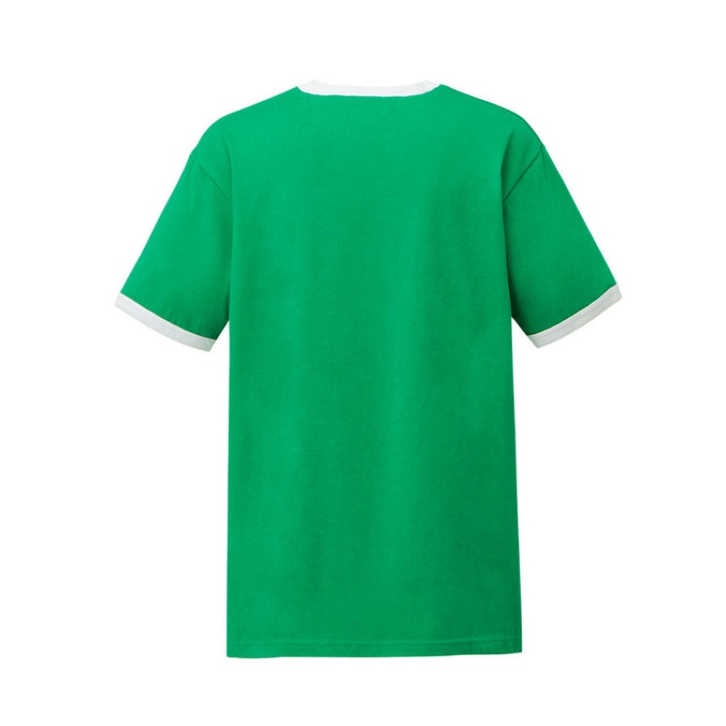 Green Men's Onitsuka Tiger Graphic T Shirts Online India | S9S-7080