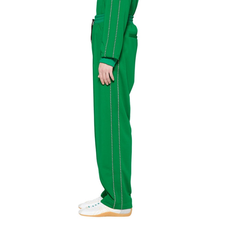 Green Men's Onitsuka Tiger Track Pants Online India | G0R-3452