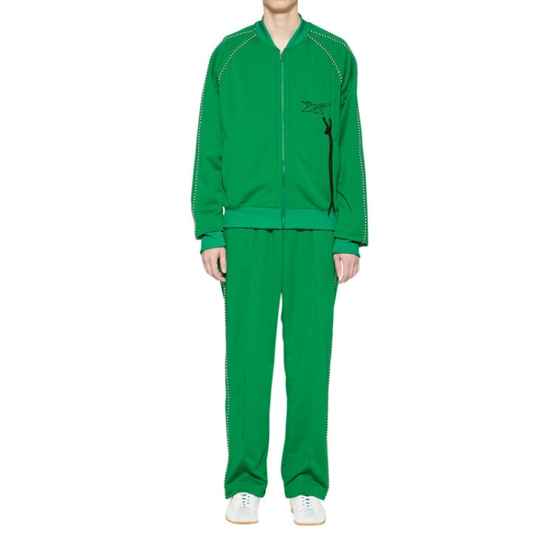 Green Men's Onitsuka Tiger Track Pants Online India | G0R-3452