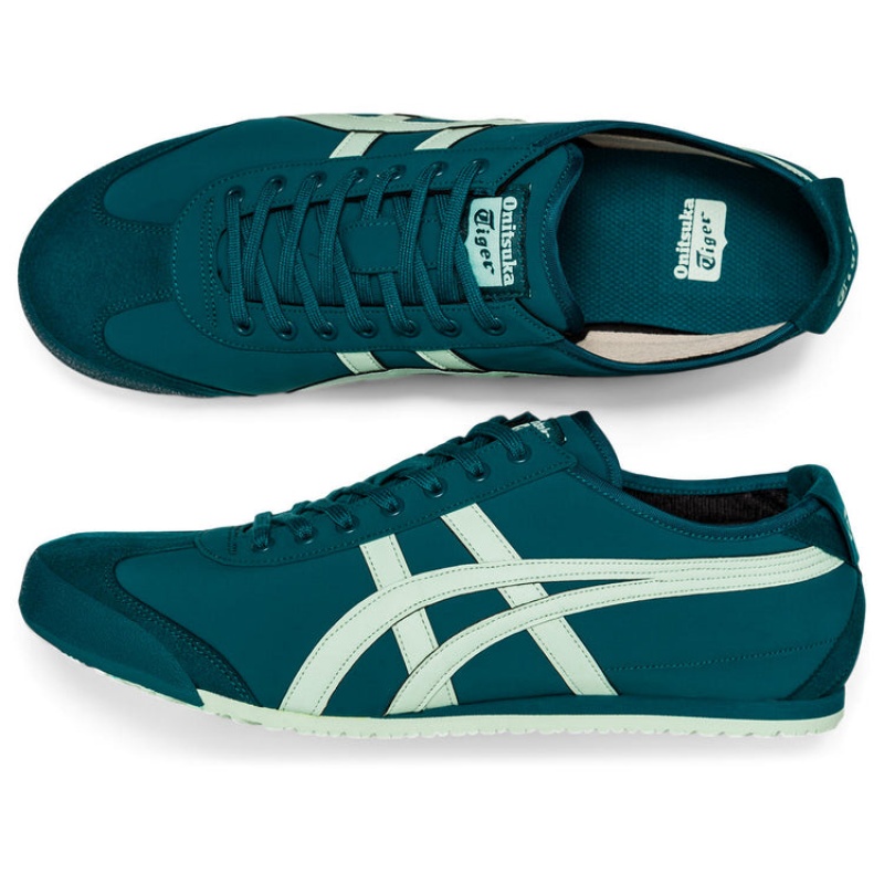 Green Women's Onitsuka Tiger Mexico 66 Online India | M4J-6381