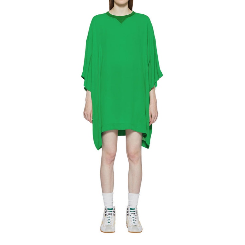 Green Women's Onitsuka Tiger WS Mini Dress Online India | B3X-4910