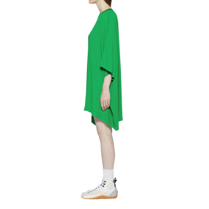 Green Women's Onitsuka Tiger WS Mini Dress Online India | B3X-4910