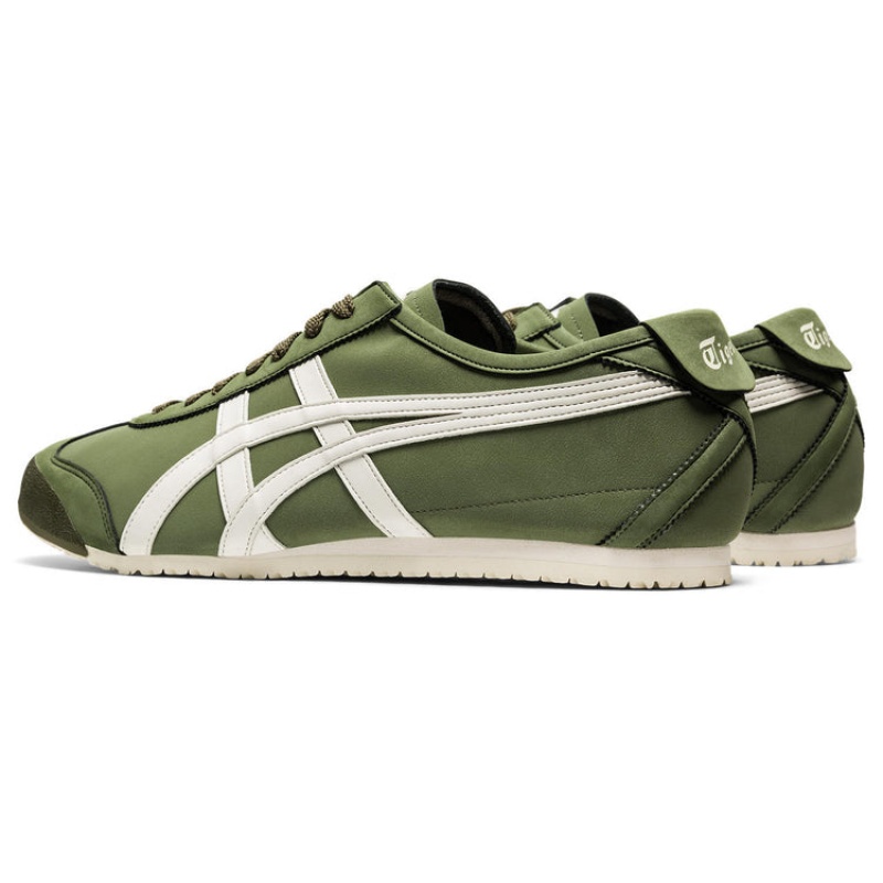 Green / Cream Men's Onitsuka Tiger Mexico 66 Online India | A0J-3033