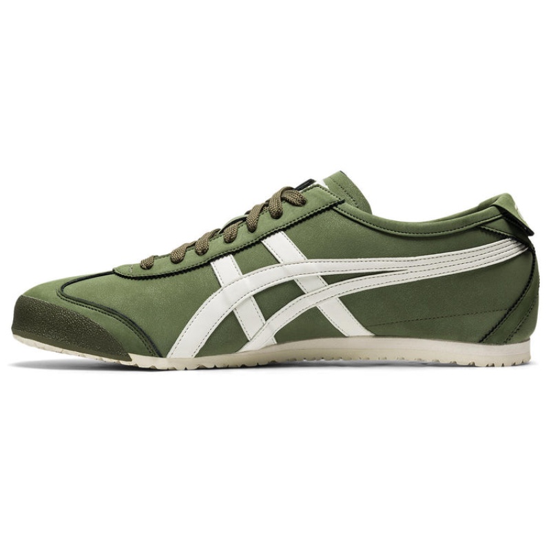 Green / Cream Men's Onitsuka Tiger Mexico 66 Online India | A0J-3033