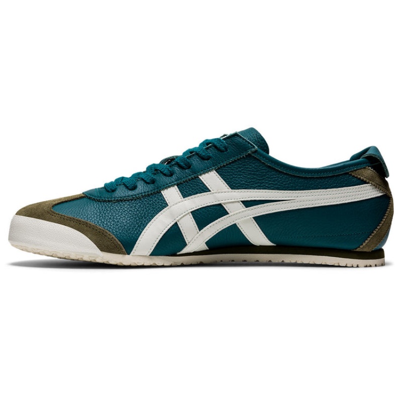 Green / Cream Men's Onitsuka Tiger Mexico 66 Online India | E9H-3610