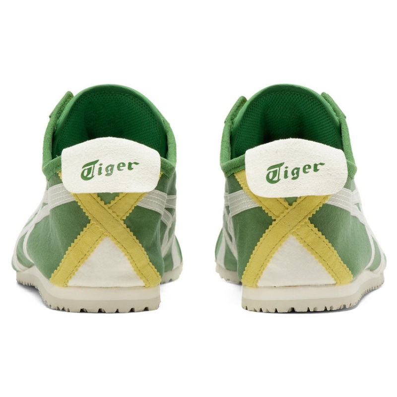 Green / Cream Men's Onitsuka Tiger Mexico 66 Slip-on Online India | S8Q-6339