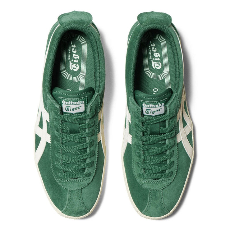 Green / Cream Women's Onitsuka Tiger Mexico Delegation Sneakers Online India | X6L-2829