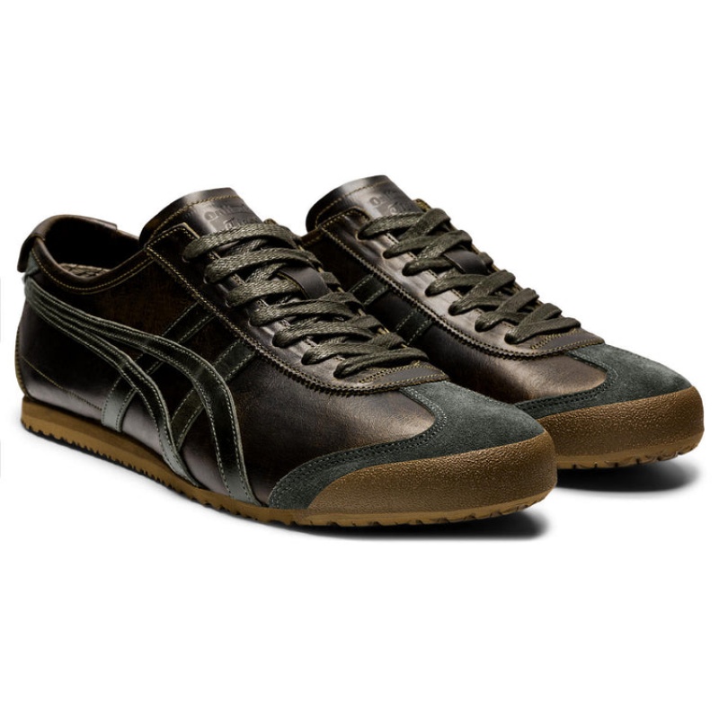 Green / Green Men's Onitsuka Tiger Mexico 66 Online India | B9B-2722