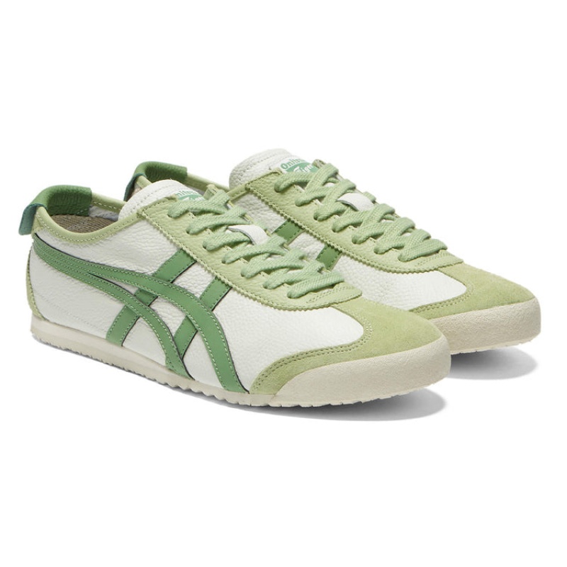 Green / Green Men's Onitsuka Tiger Mexico 66 Online India | S6W-0357