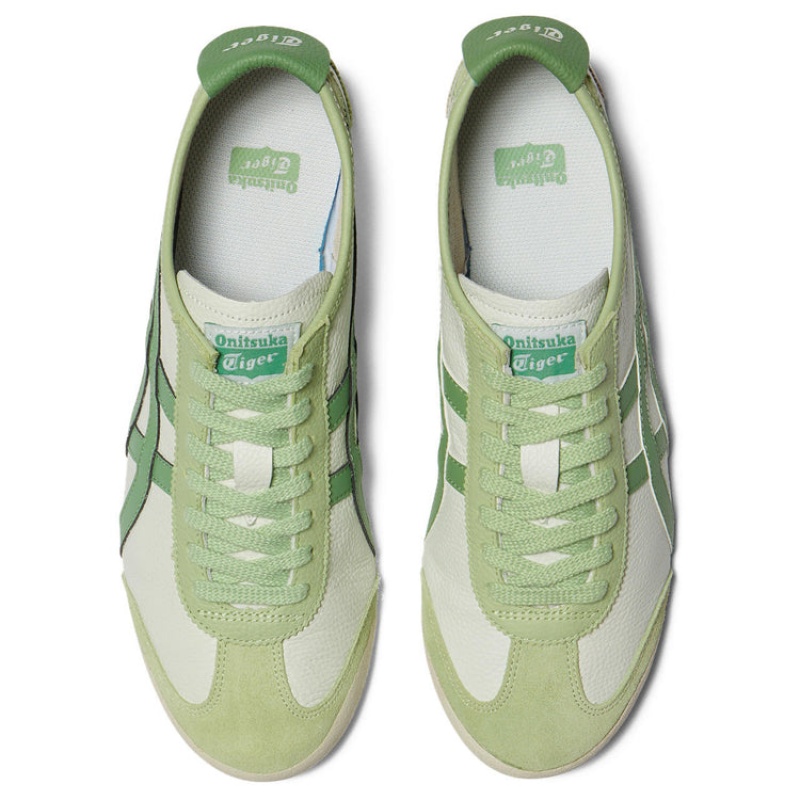 Green / Green Men's Onitsuka Tiger Mexico 66 Online India | S6W-0357