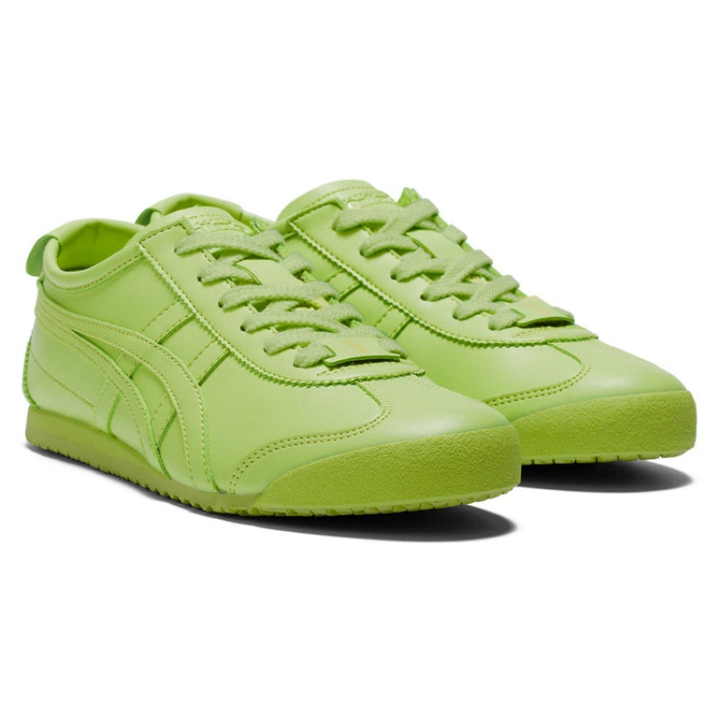 Green / Green Women's Onitsuka Tiger Cactful Mexico 66 Online India | P6K-7226