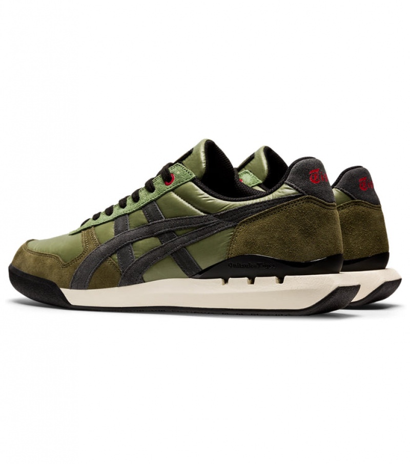 Green / Grey Women's Onitsuka Tiger Ultimate 81 Ex Sneakers Online India | N7W-1252