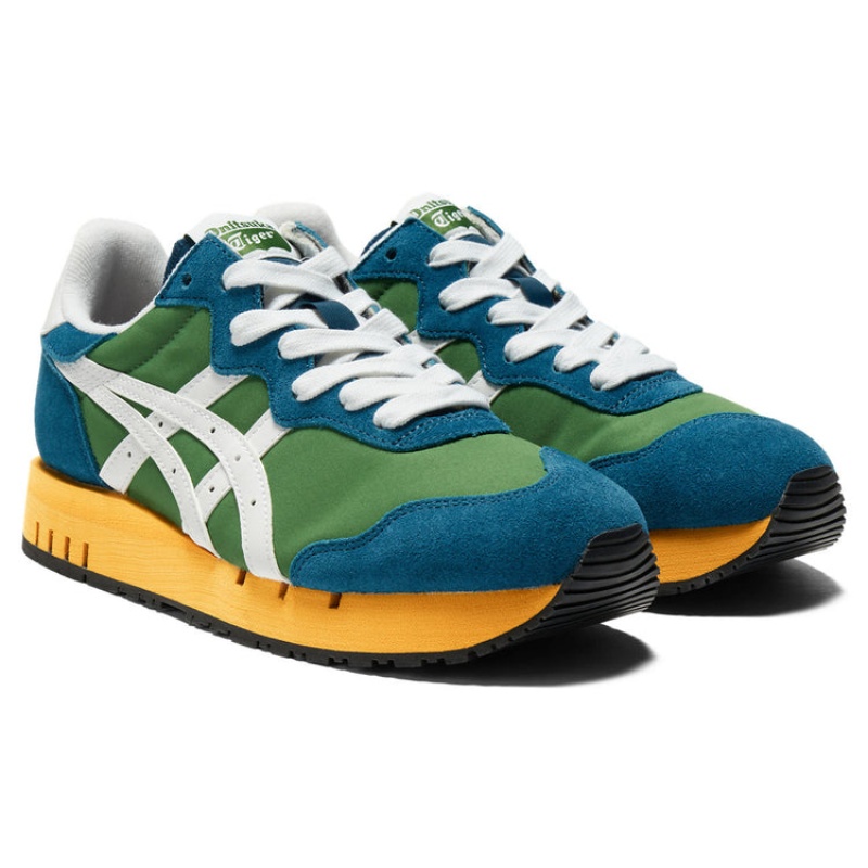 Green / White Women's Onitsuka Tiger X-caliber Sneakers Online India | S3Q-5554