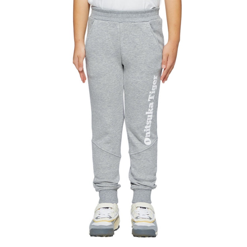 Grey Kids' Onitsuka Tiger Sweatpants Online India | V2M-1390