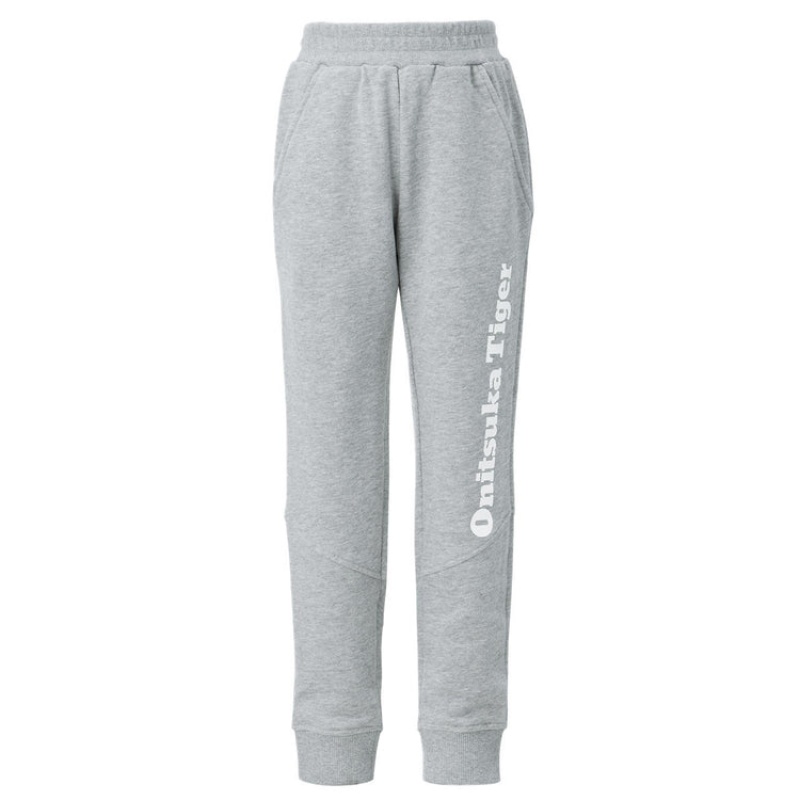 Grey Kids\' Onitsuka Tiger Sweatpants Online India | V2M-1390