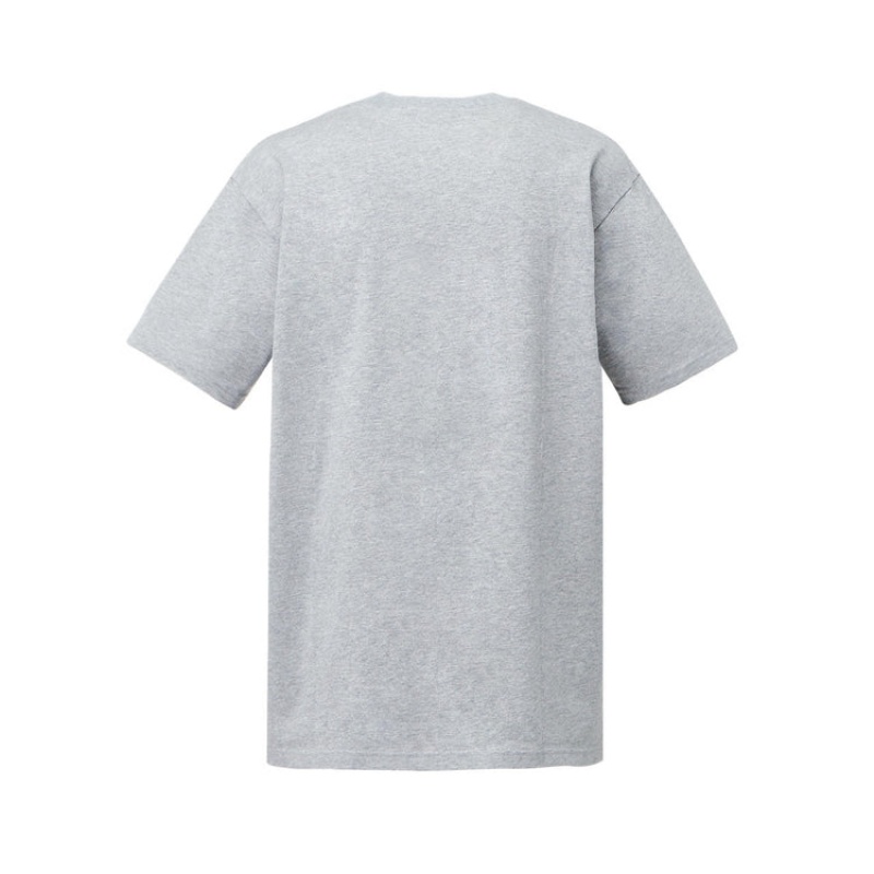 Grey Men's Onitsuka Tiger Graphic T Shirts Online India | Z9R-7321