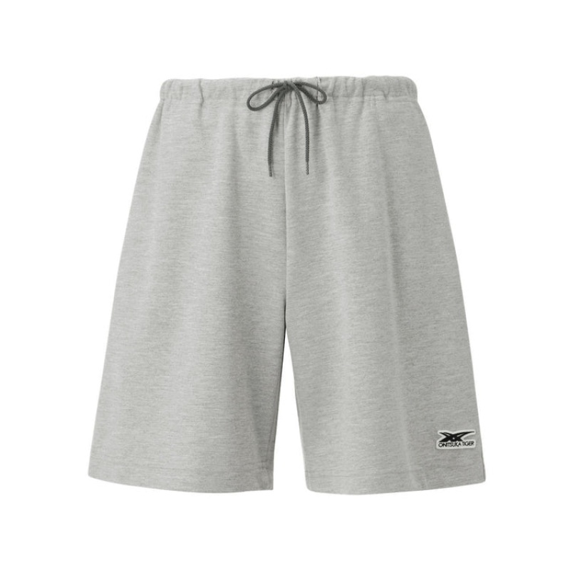 Grey Men\'s Onitsuka Tiger Shorts Online India | Z3Y-8584