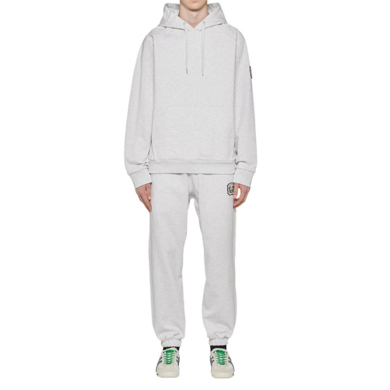 Grey Men's Onitsuka Tiger Sweat Hoodie Online India | A5A-7388