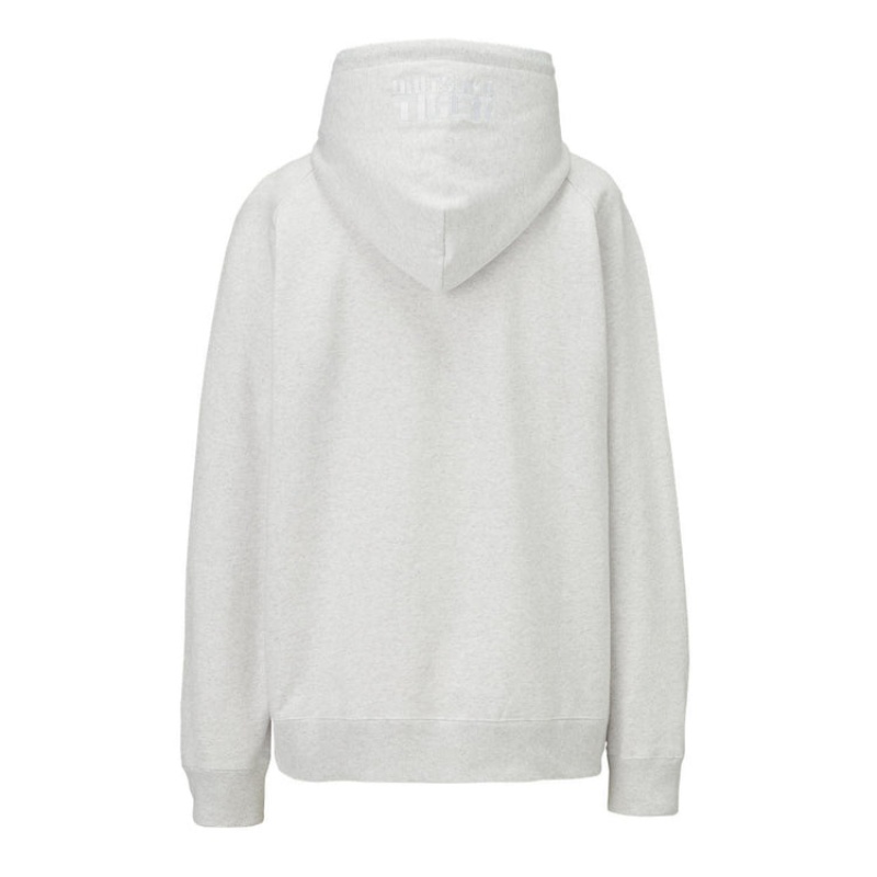 Grey Men's Onitsuka Tiger Sweat Hoodie Online India | I7O-0006