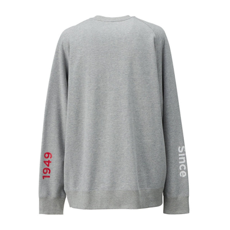 Grey Men's Onitsuka Tiger Sweatshirts Online India | U8K-4255