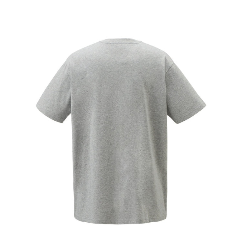 Grey Women's Onitsuka Tiger Graphic T Shirts Online India | N1T-0880