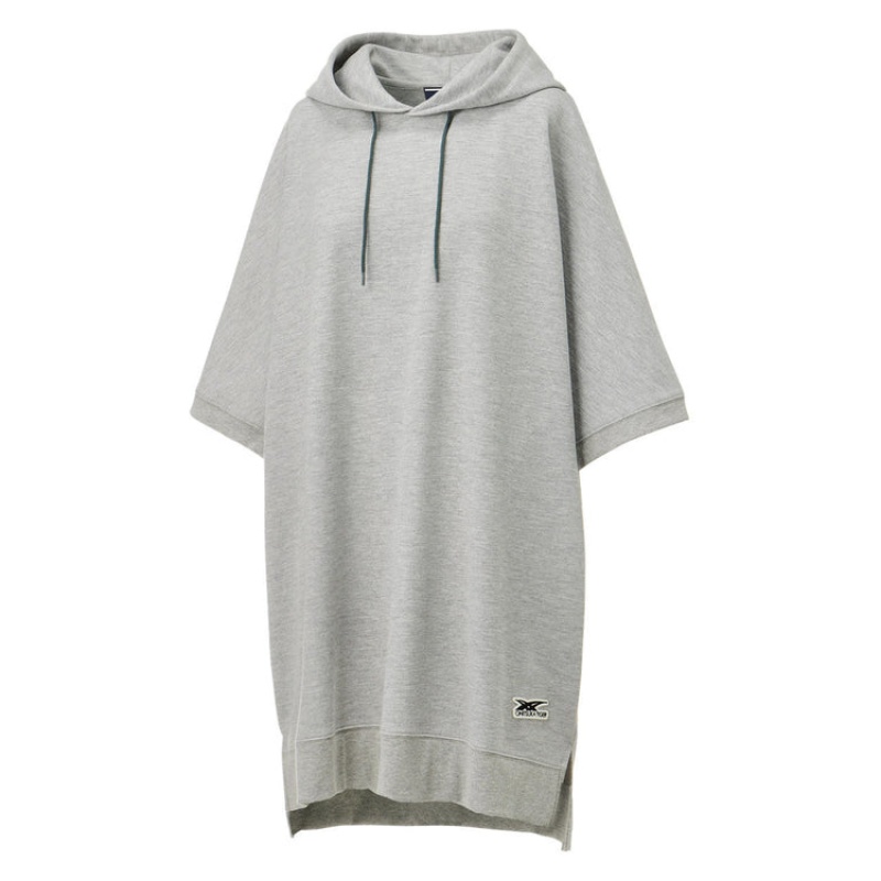 Grey Women's Onitsuka Tiger WS Hoodie Online India | H4F-2272