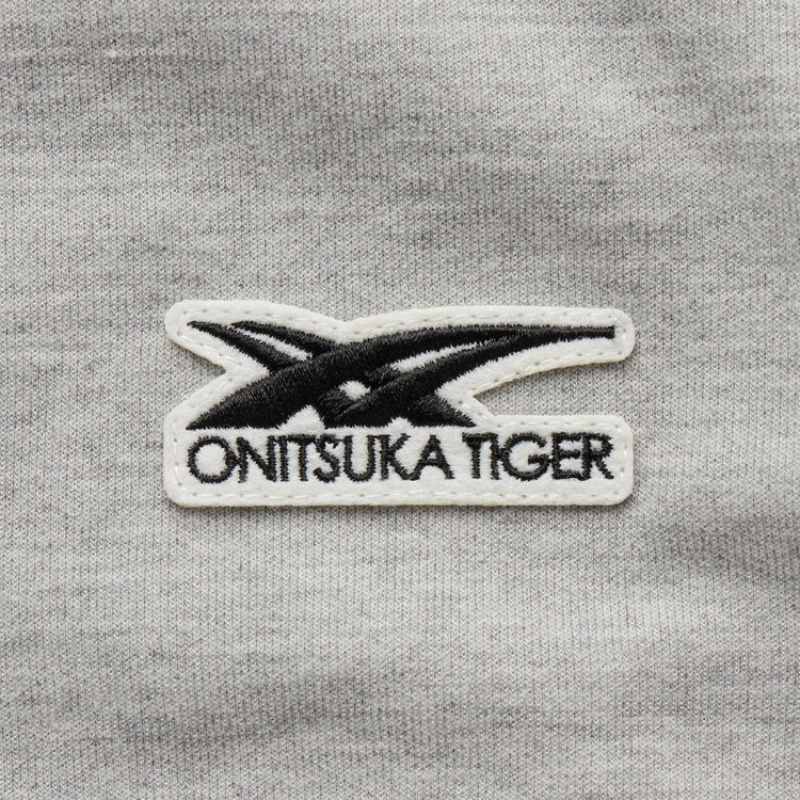 Grey Women's Onitsuka Tiger WS Hoodie Online India | H4F-2272