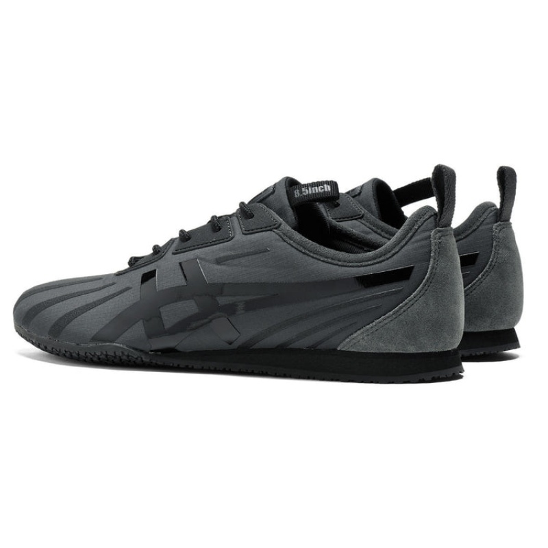 Grey / Black Women's Onitsuka Tiger Tirrack Sneakers Online India | V1Q-5112