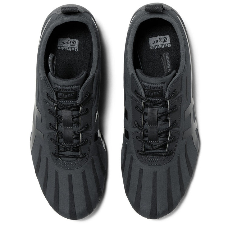 Grey / Black Women's Onitsuka Tiger Tirrack Sneakers Online India | V1Q-5112