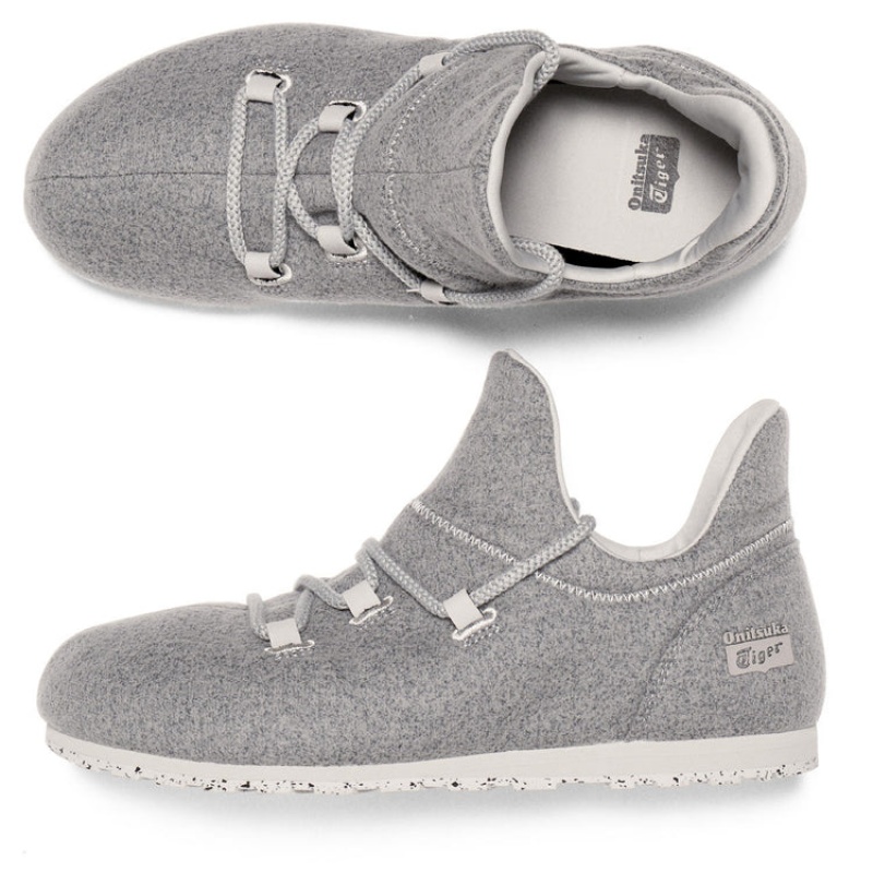 Grey / Grey Women's Onitsuka Tiger Monte Pokhara Sneakers Online India | A2U-6985